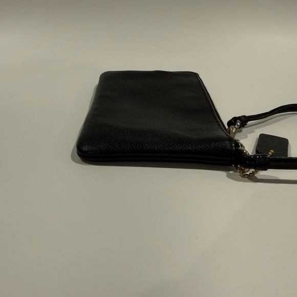 Coach Black Leather Wristlet - Picture 4 of 11